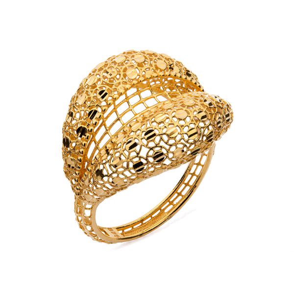 The Gold Souq AL ZOYA 3D Courage Ring2