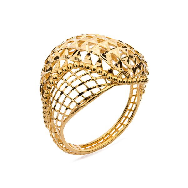 The Gold Souq AL ZOYA 3D Creativity Ring2