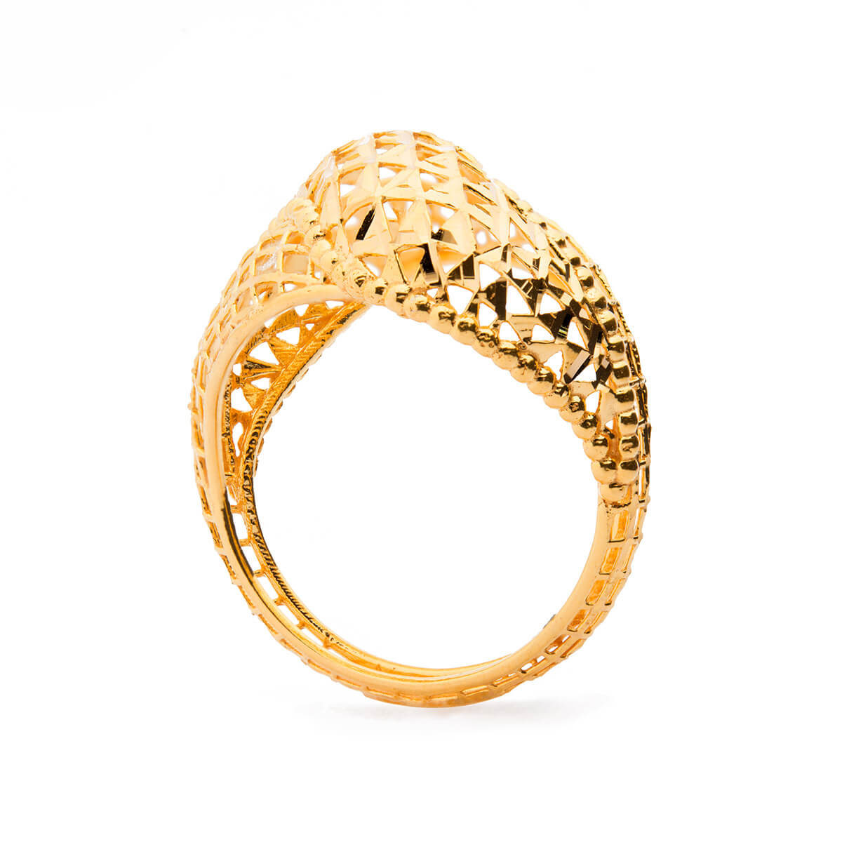 3D Creativity Ring | AL ZOYA Collection | THE GOLD SOUQ