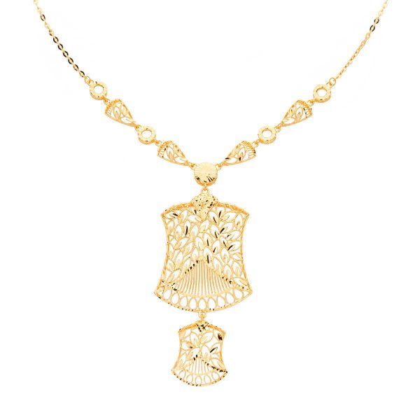 The Gold Souq Dancing In Nature II Necklace