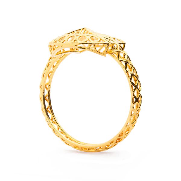 The Gold Souq Dancing In Nature II Ring