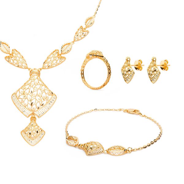 The Gold Souq Dancing In Nature I Full Jewelry Set