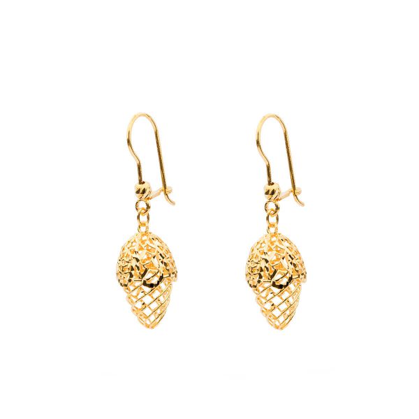 The Gold Souq LANA First Bloom Earrings