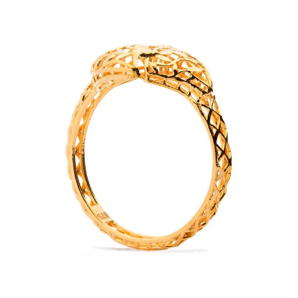The Gold Souq LANA Touch Of Wellness Ring