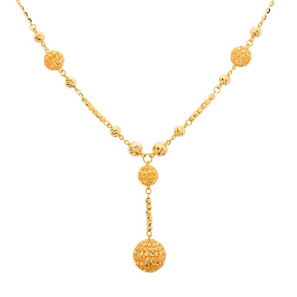 The Gold Souq QAILA 3D Dazzling Dawn Necklace