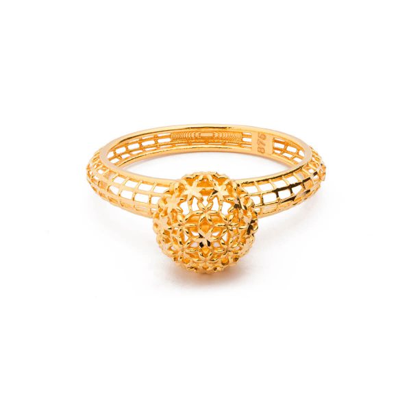 The Gold Souq QAILA 3D Dazzling Dawn Ring