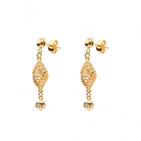 The Gold Souq QAILA 3D Tears Of Oasis III Earrings