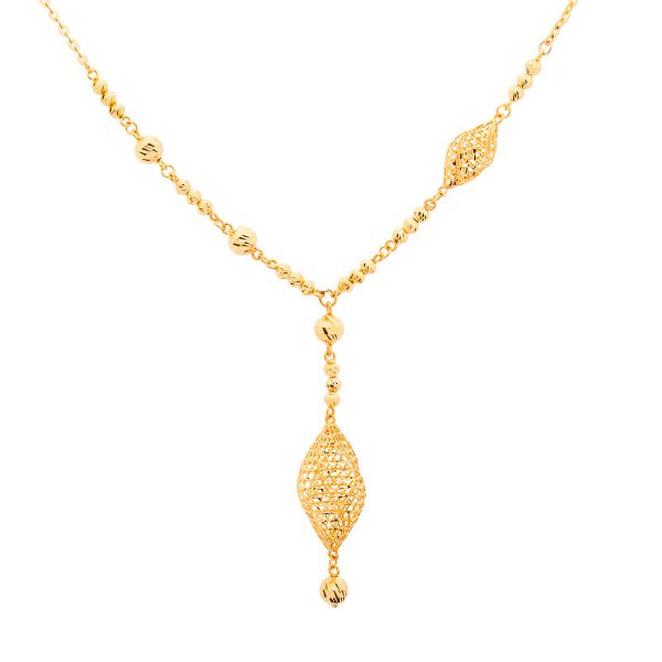 The Gold Souq QAILA 3D Tears Of Oasis III Necklace